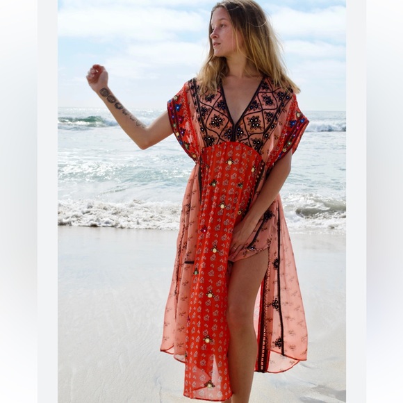 Free People Dresses & Skirts - Free people smiling sun maxi